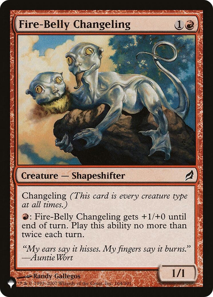 Image for Fire-Belly Changeling (164) [The List Reprints]