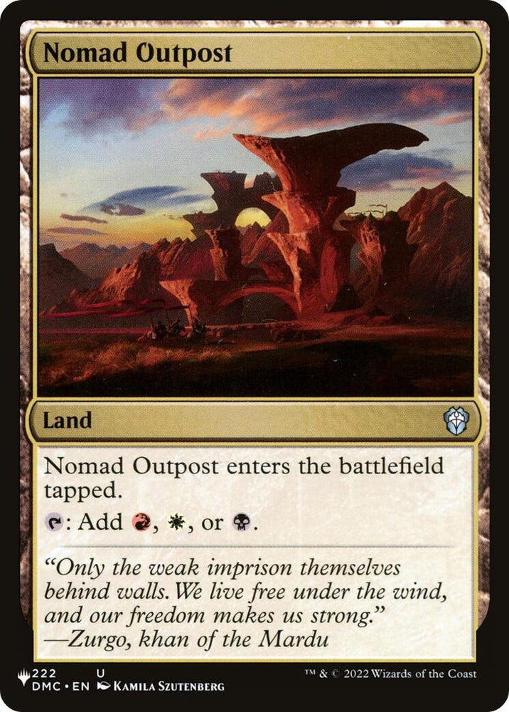 Image for Nomad Outpost (222) [The List Reprints]
