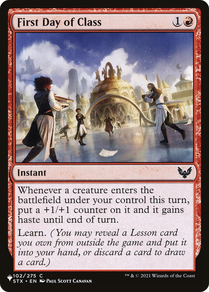 Image for First Day of Class (102) [The List Reprints]