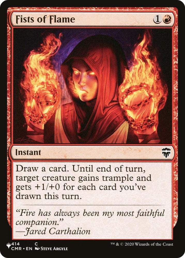 Image for Fists of Flame (414) [The List Reprints]