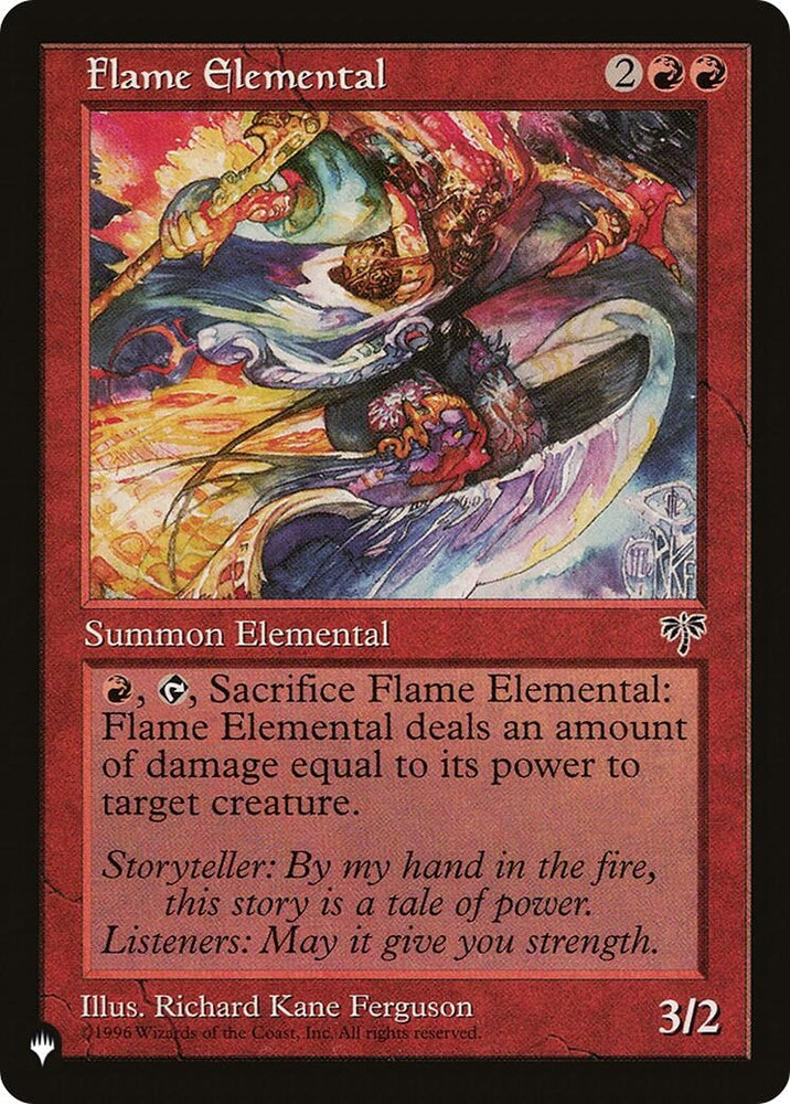 Image for Flame Elemental [The List Reprints]