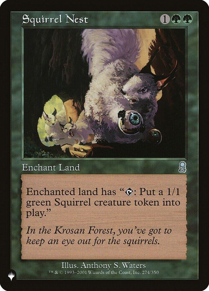Image for Squirrel Nest (274/350) - Magic: The Gathering