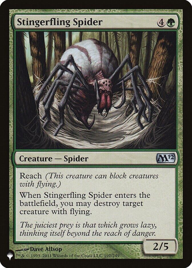 Image for Stingerfling Spider (197) [The List Reprints]