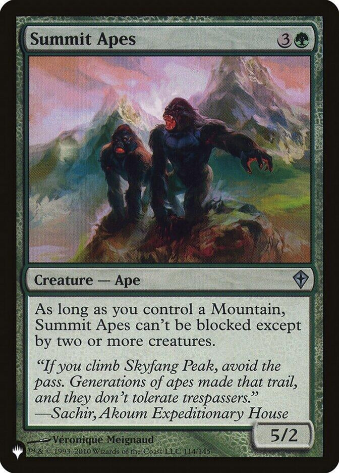 Image for Summit Apes (114) [The List Reprints]