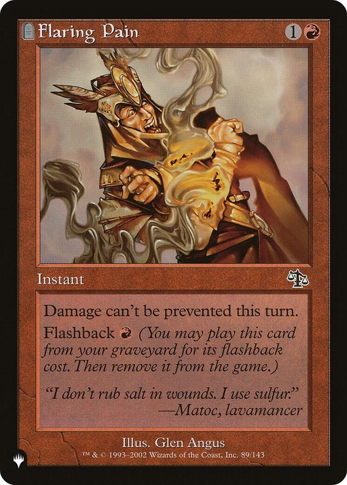 Image for Flaring Pain (89) [The List Reprints]