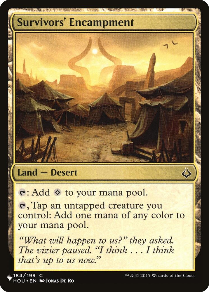 Image for Survivors' Encampment (184) [The List Reprints]