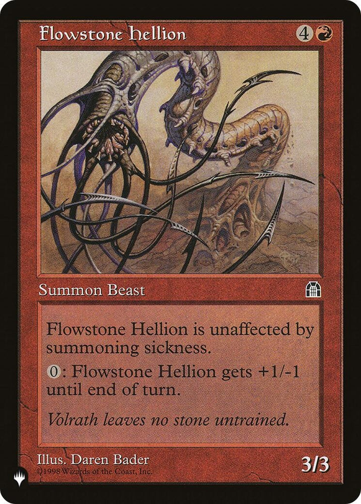 Image for Flowstone Hellion [The List Reprints]