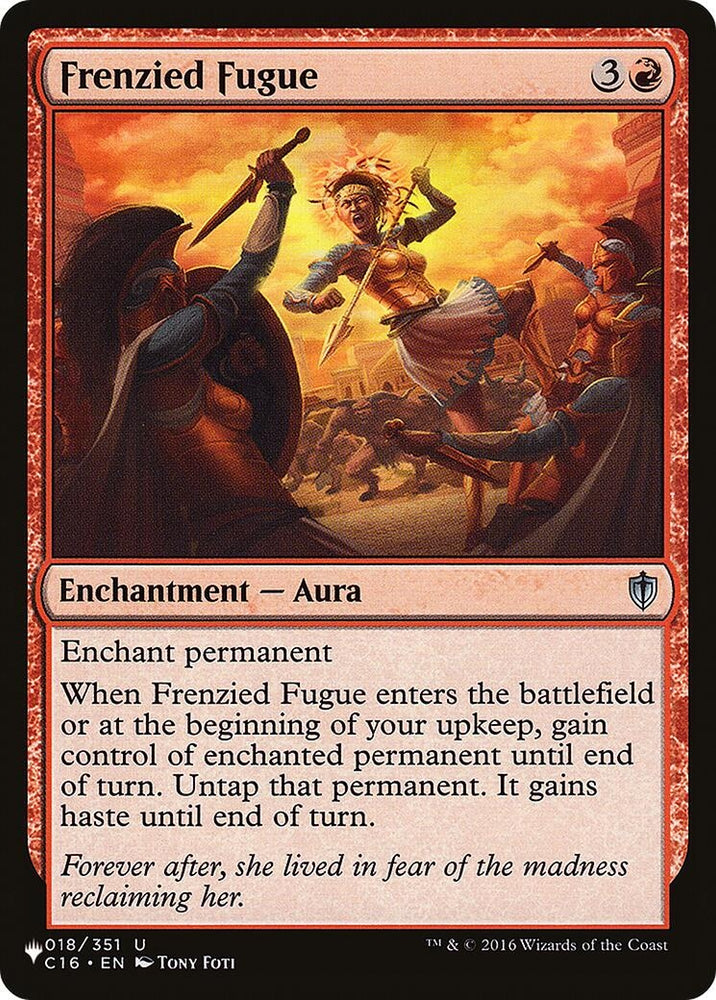 Image for Frenzied Fugue (18) [The List Reprints]