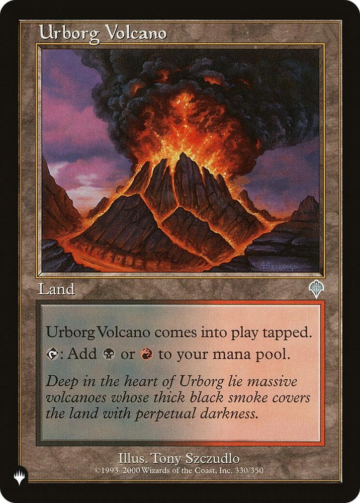 Image for Urborg Volcano (330) [The List Reprints]