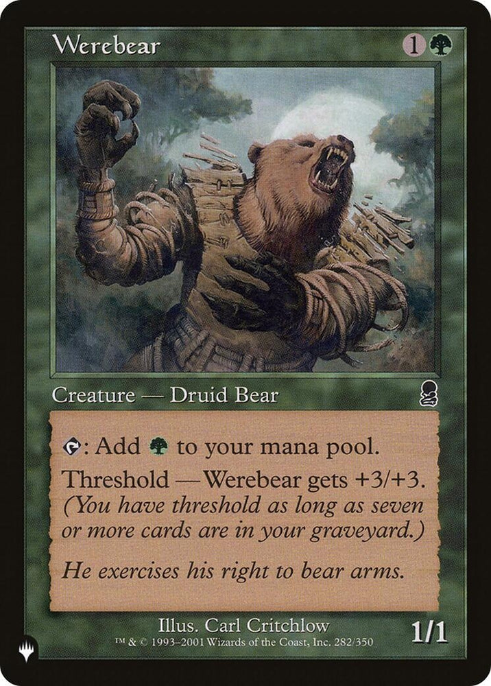 Image for Werebear (282) [LIST]