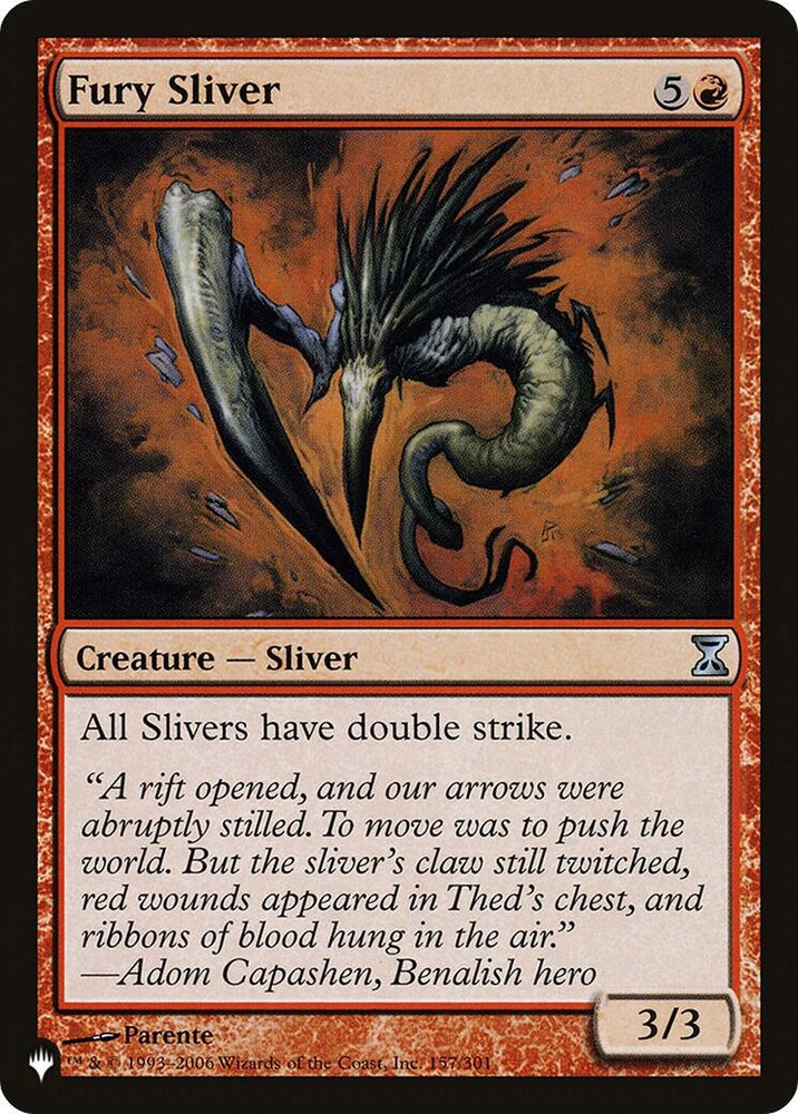 Image for Fury Sliver (157) [LIST]
