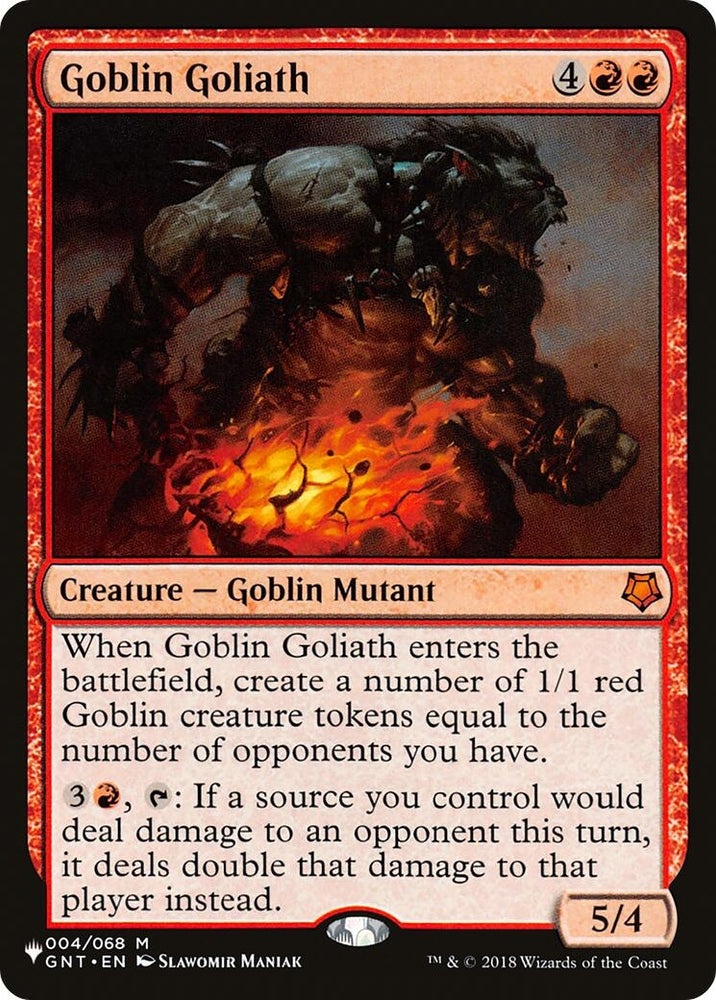Image for Goblin Goliath (4) [LIST]