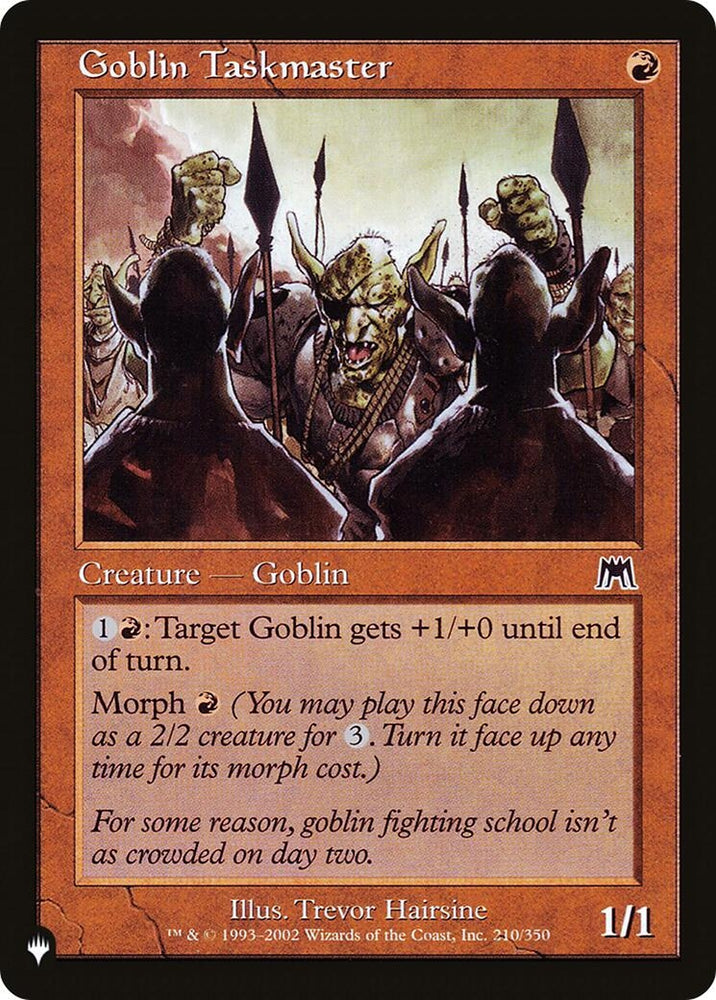 Image for Goblin Taskmaster (210) [LIST]
