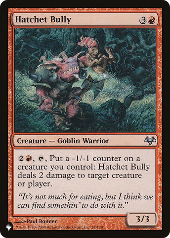 Image for Hatchet Bully (54) [LIST]