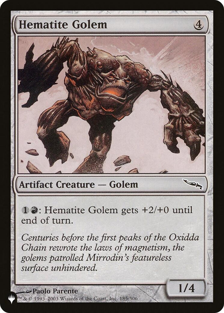Image for Hematite Golem (185) [LIST]