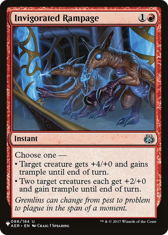 Image for Invigorated Rampage (86) [LIST]