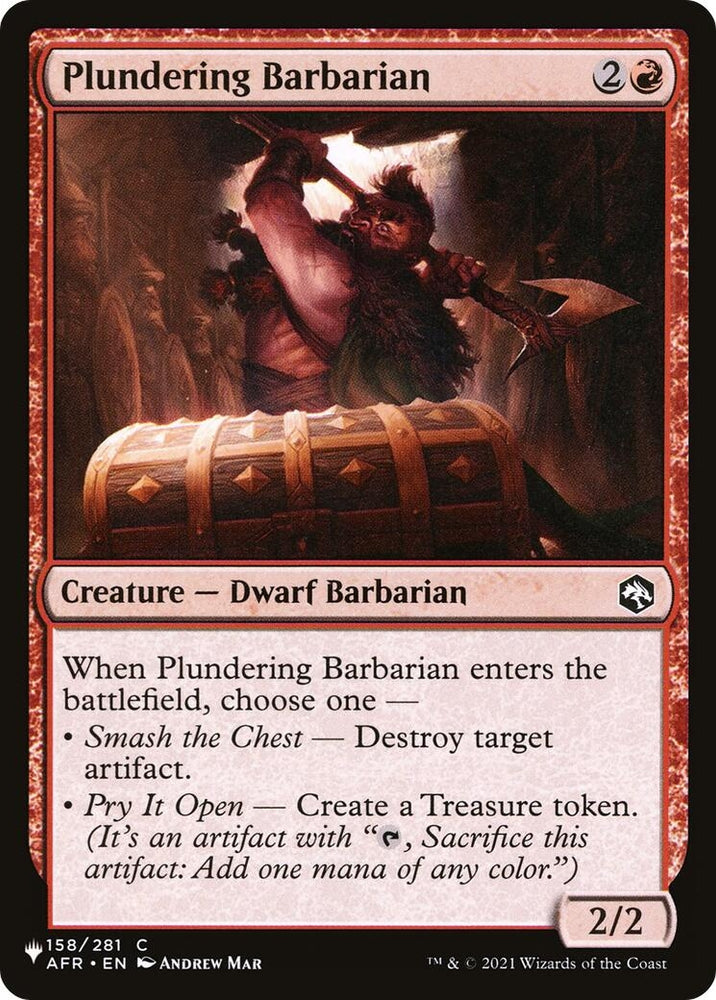 Image for Plundering Barbarian (158) [LIST]