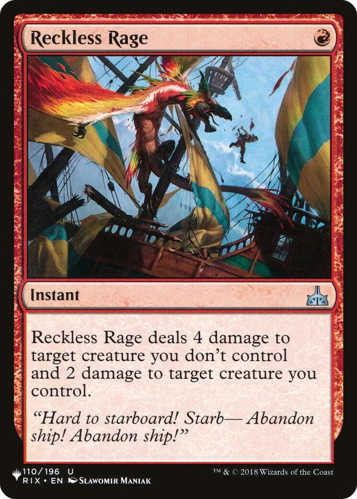 Image for Reckless Rage (110) [LIST]