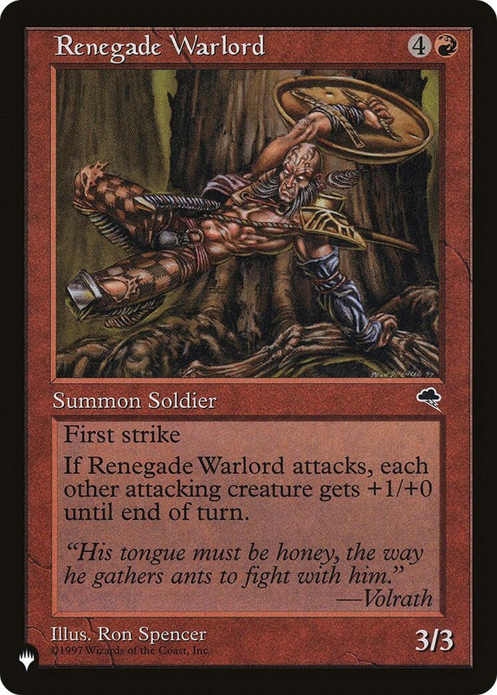 Image for Renegade Warlord (197) [LIST]