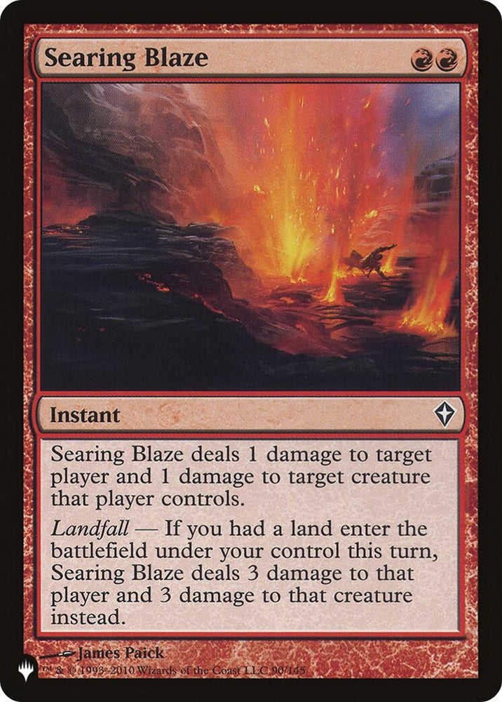 Image for Searing Blaze (90) [LIST]