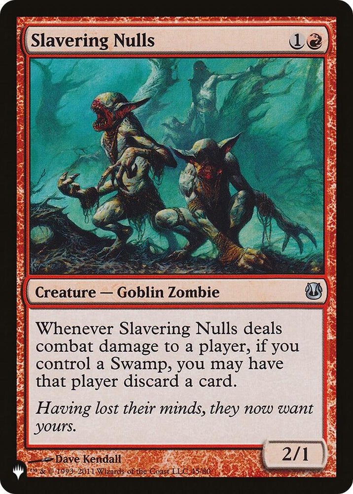 Image for Slavering Nulls (45) [LIST]
