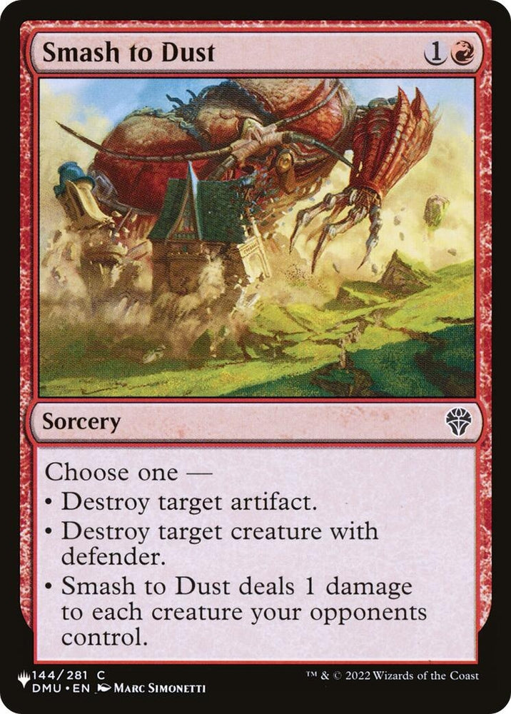 Image for Smash to Dust (144) [LIST]