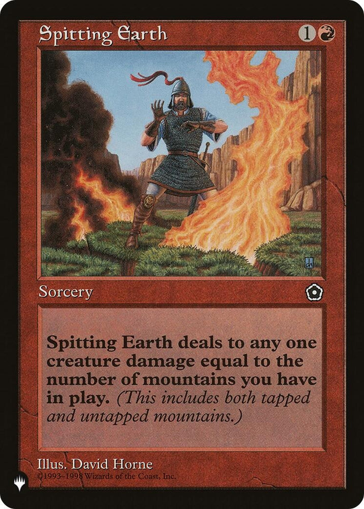 Image for Spitting Earth - Magic: The Gathering