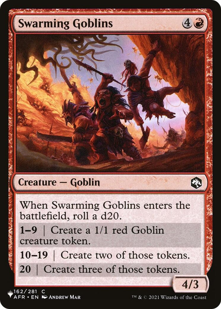 Image for Swarming Goblins (162) [LIST]