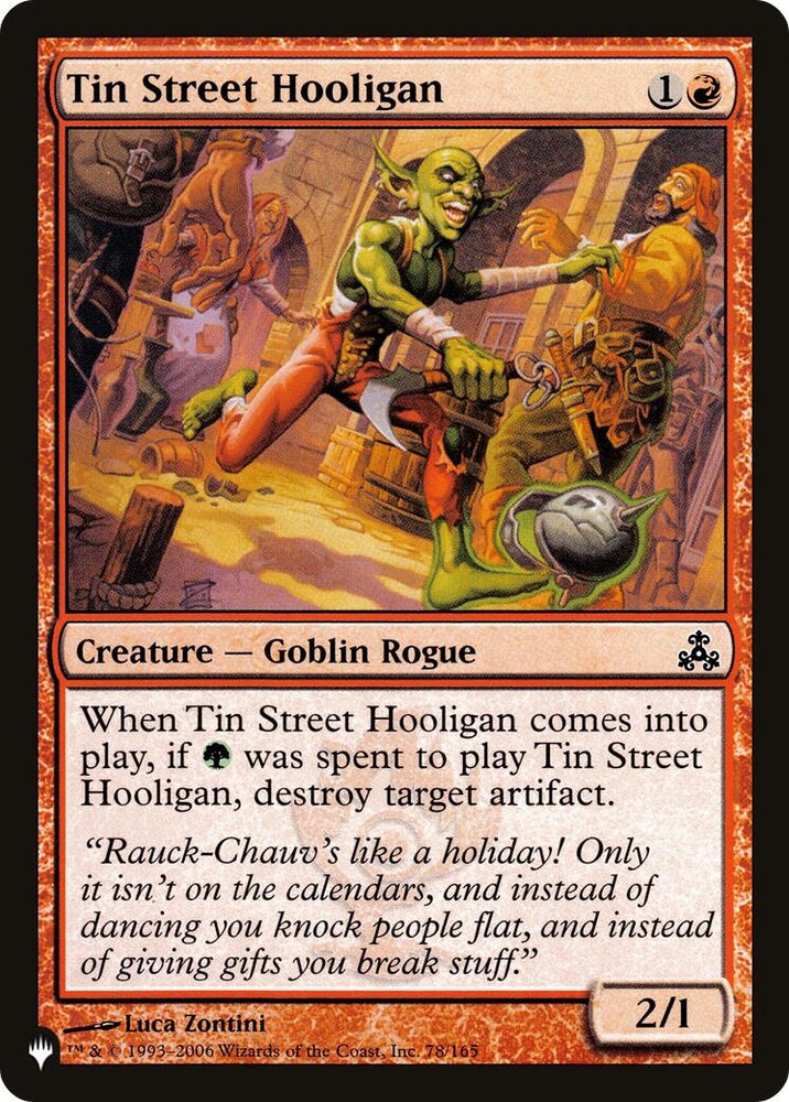 Image for Tin Street Hooligan (78) [LIST]