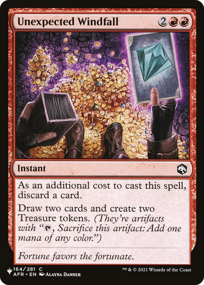 Image for Unexpected Windfall (164) [LIST]