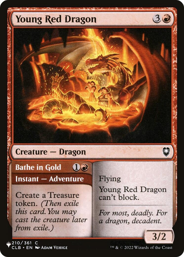 Image for Young Red Dragon (210) [LIST]