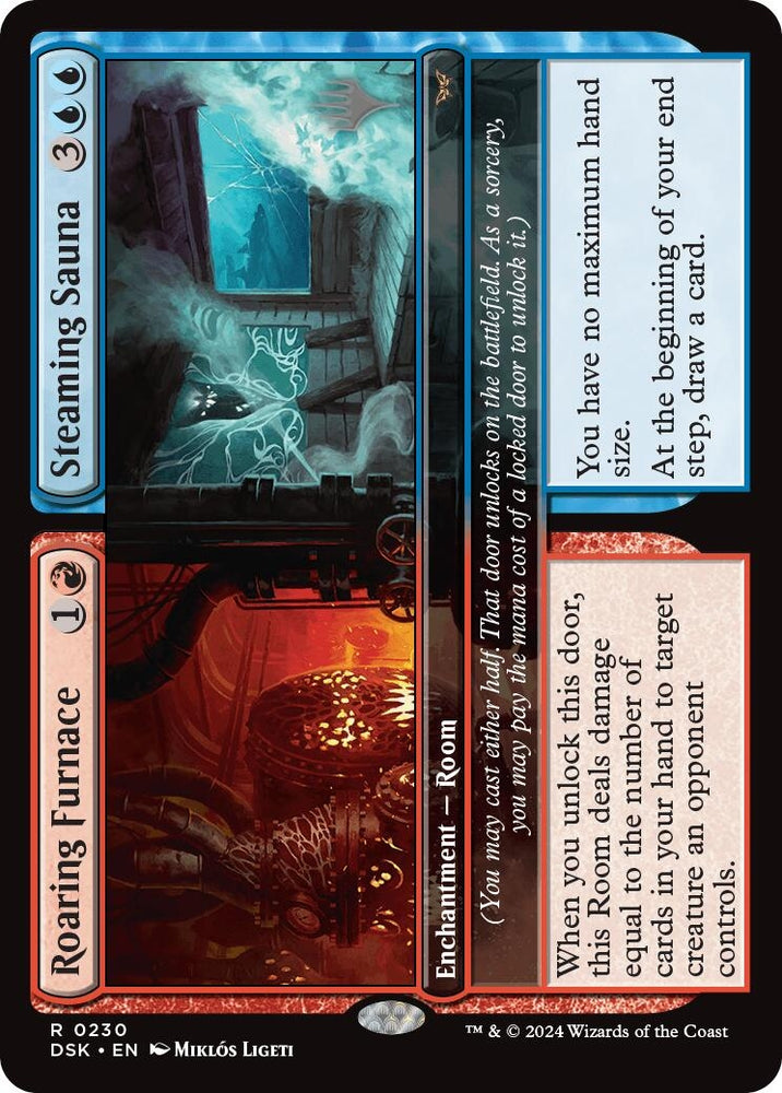 Image for Roaring Furnace // Steaming Sauna (230) [Promo Pack: Duskmourn: House of Horror]