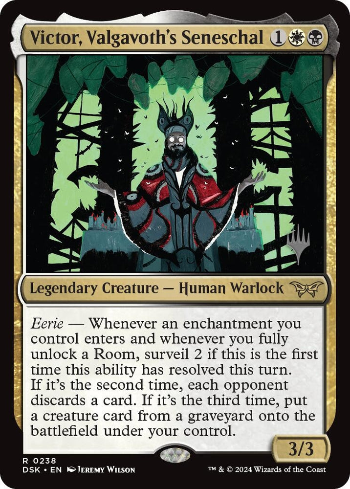 Image for Victor, Valgavoth's Seneschal (238) [Promo Pack: Duskmourn: House of Horror]