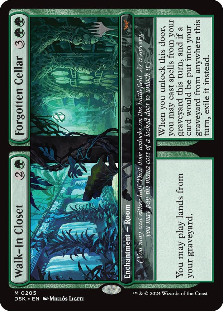 Image for Walk-In Closet // Forgotten Cellar (205) [Promo Pack: Duskmourn: House of Horror]