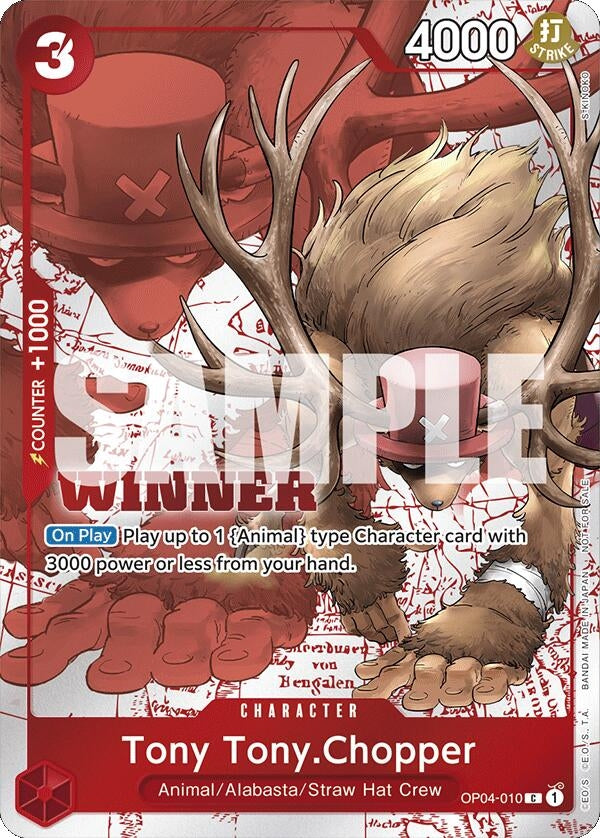 Image for Tony Tony.Chopper (Winner Pack 2024 Oct.-Dec.) (OP04-010) (One Piece Promotion Cards) - One Piece Card Game