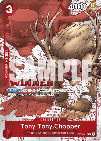 Image for Tony Tony.Chopper (Winner Pack 2024 Oct.-Dec.) (OP04-010) - One Piece Card Game