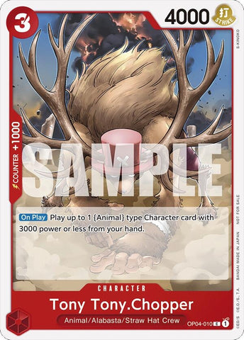 Image for Tony Tony.Chopper (Tournament Pack 2024 Oct.-Dec.) (OP04-010) (One Piece Promotion Cards) - One Piece Card Game