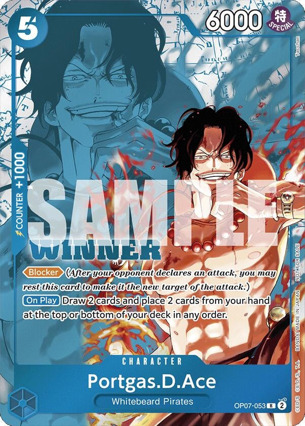 Image for Portgas.D.Ace (Winner Pack 2024 Oct.-Dec.) (OP07-053) (One Piece Promotion Cards) - One Piece Card Game