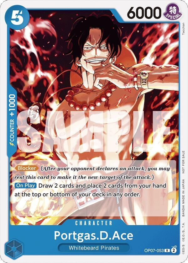 Image for Portgas.D.Ace (Tournament Pack 2024 Oct.-Dec.) (OP07-053) - One Piece Card Game