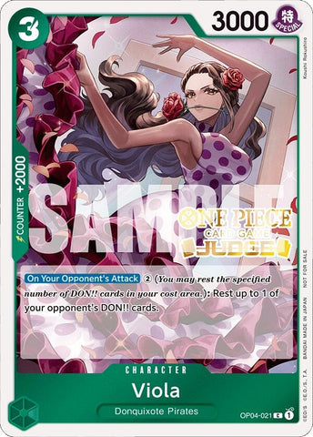 Image for Viola (Judge Pack Vol. 4) (OP04-021) (One Piece Promotion Cards) - One Piece Card Game