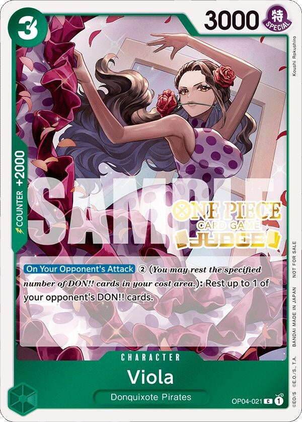 Image for Viola (Judge Pack Vol. 4) (OP04-021) - One Piece Card Game