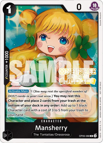 Mansherry (Judge Pack Vol. 4) (OP05-088) (One Piece Promotion Cards)