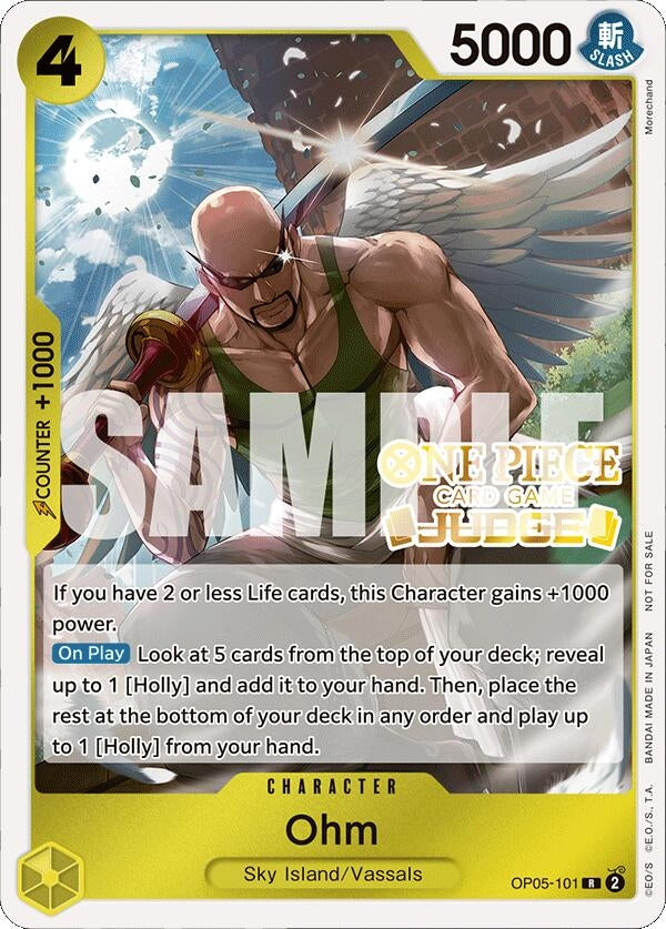 Ohm (Judge Pack Vol. 4) (OP05-101) (One Piece Promotion Cards)