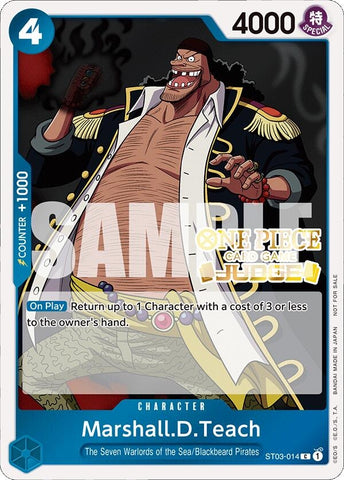 Marshall.D.Teach (Judge Pack Vol. 4) (ST03-014) (One Piece Promotion Cards)