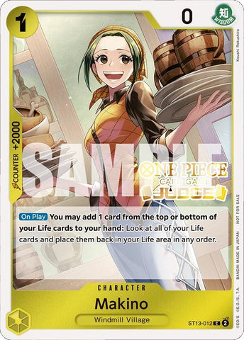 Makino (Judge Pack Vol. 4) (ST13-012) (One Piece Promotion Cards)