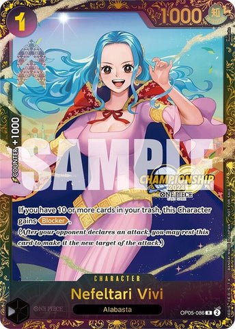 Nefeltari Vivi (October Championship 2024 Store Regionals) (OP05-086) (One Piece Promotion Cards)