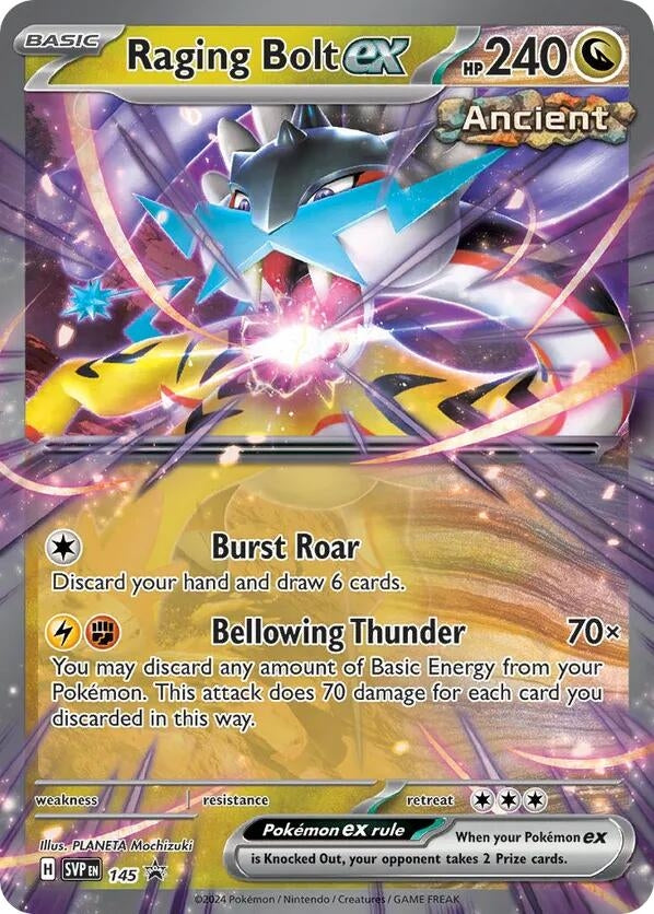 Image for Raging Bolt ex - 145 (145) [SV: Scarlet & Violet Promo Cards]