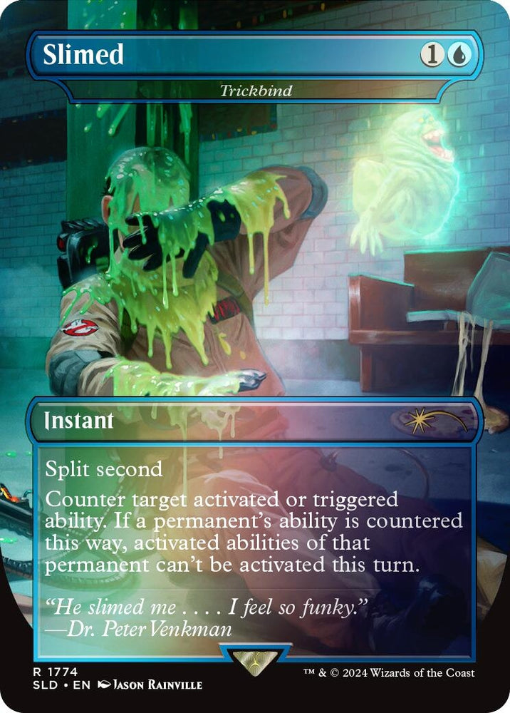 Image for Slimed - Trickbind (Rainbow Foil) (1774) [Secret Lair Drop Series]