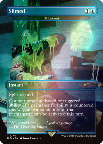 Image for Slimed - Trickbind (Rainbow Foil) (1774) [Secret Lair Drop Series]