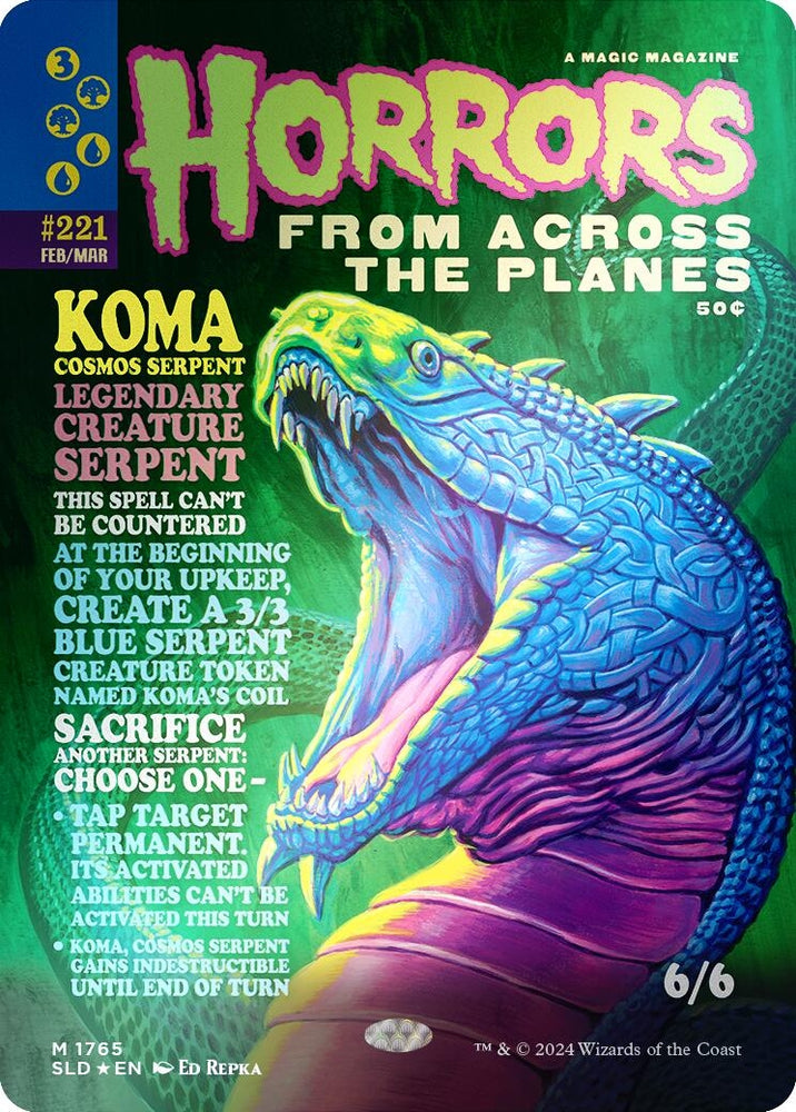Image for Koma, Cosmos Serpent (Rainbow Foil) (1765) [Secret Lair Drop Series]